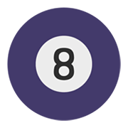 Emoji 🎱 Palla Da Biliardo su Microsoft Windows 11 November 2021 Update.