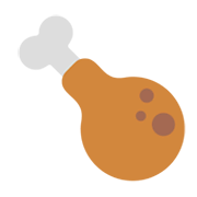 Emoji 🍗 Coscia Di Pollo su Microsoft Windows 11 November 2021 Update.