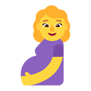 🤰 Emoji Mujer Embarazada en Microsoft Windows 11 November 2021 Update.