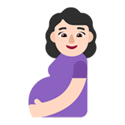 🤰🏻 Emoji Mujer Embarazada: Tono De Piel Claro en Microsoft Windows 11 November 2021 Update.