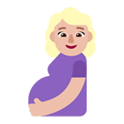 🤰🏼 Emoji Mujer Embarazada: Tono De Piel Claro Medio en Microsoft Windows 11 November 2021 Update.