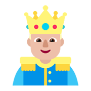 🤴🏼 Emoji Prinz: mittelhelle Hautfarbe Microsoft Windows 11 November 2021 Update.