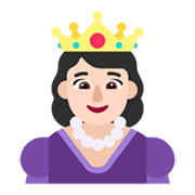 Émoji 👸🏻 Princesse : Peau Claire sur Microsoft Windows 11 November 2021 Update.
