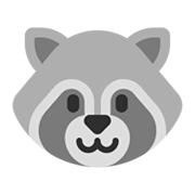Emoji 🦝 Procione su Microsoft Windows 11 November 2021 Update.
