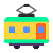 🚃 Emoji Straßenbahnwagen Microsoft Windows 11 November 2021 Update.