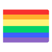Emoji 🏳️‍🌈 Bandiera Arcobaleno su Microsoft Windows 11 November 2021 Update.