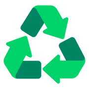 Émoji ♻️ Symbole Recyclage sur Microsoft Windows 11 November 2021 Update.