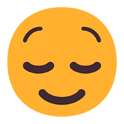 Emoji 😌 Faccina Sollevata su Microsoft Windows 11 November 2021 Update.