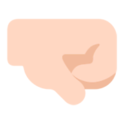 Emoji 🤜🏻 Pugno A Destra: Carnagione Chiara su Microsoft Windows 11 November 2021 Update.