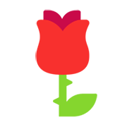 Émoji 🌹 Rose sur Microsoft Windows 11 November 2021 Update.