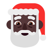 🎅🏿 Emoji Papá Noel: Tono De Piel Oscuro en Microsoft Windows 11 November 2021 Update.