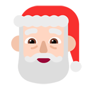 Emoji 🎅🏻 Babbo Natale: Carnagione Chiara su Microsoft Windows 11 November 2021 Update.