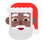 Emoji 🎅🏾 Babbo Natale: Carnagione Abbastanza Scura su Microsoft Windows 11 November 2021 Update.