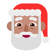 Émoji 🎅🏽 Père Noël : Peau Légèrement Mate sur Microsoft Windows 11 November 2021 Update.