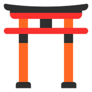 Émoji ⛩️ Sanctuaire Shinto sur Microsoft Windows 11 November 2021 Update.
