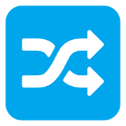 Emoji 🔀 Pulsante Di Riproduzione Casuale su Microsoft Windows 11 November 2021 Update.