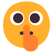 Emoji 🤫 Faccina Che Zittisce su Microsoft Windows 11 November 2021 Update.