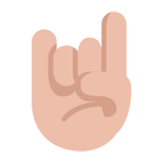 🤘🏼 Emoji Saudação Do Rock: Pele Morena Clara na Microsoft Windows 11 November 2021 Update.