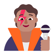 🧑🏽‍🎤 Emoji Cantante: Tono De Piel Medio en Microsoft Windows 11 November 2021 Update.