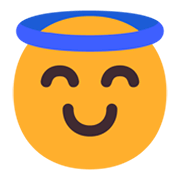 😇 Emoji lächelndes Gesicht mit Heiligenschein Microsoft Windows 11 November 2021 Update.