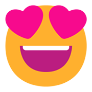 Emoji 😍 Faccina Con Sorriso E Occhi A Cuore su Microsoft Windows 11 November 2021 Update.