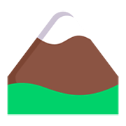 🏔️ Emoji Montaña Con Nieve en Microsoft Windows 11 November 2021 Update.