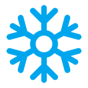 Emoji ❄️ Fiocco Di Neve su Microsoft Windows 11 November 2021 Update.
