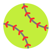 Émoji 🥎 Softball sur Microsoft Windows 11 November 2021 Update.