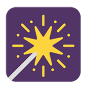 Emoji 🎇 Stella Filante su Microsoft Windows 11 November 2021 Update.