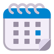 Émoji 🗓️ Calendrier à Spirale sur Microsoft Windows 11 November 2021 Update.