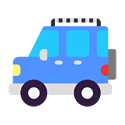 Emoji 🚙 SUV su Microsoft Windows 11 November 2021 Update.