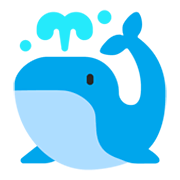 🐳 Emoji Baleia Esguichando água na Microsoft Windows 11 November 2021 Update.