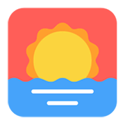 🌅 Emoji Sonnenaufgang über dem Meer Microsoft Windows 11 November 2021 Update.