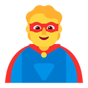 Émoji 🦸 Super-héros sur Microsoft Windows 11 November 2021 Update.