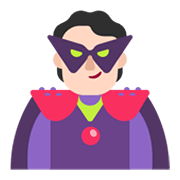🦹🏻 Emoji Personaje De Supervillano: Tono De Piel Claro en Microsoft Windows 11 November 2021 Update.