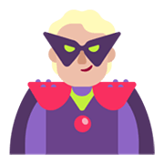 🦹🏼 Emoji Personaje De Supervillano: Tono De Piel Claro Medio en Microsoft Windows 11 November 2021 Update.
