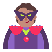 🦹🏽 Emoji Personaje De Supervillano: Tono De Piel Medio en Microsoft Windows 11 November 2021 Update.