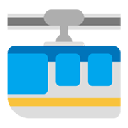 Émoji 🚟 Train Suspendu sur Microsoft Windows 11 November 2021 Update.