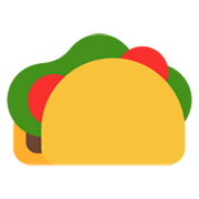 Émoji 🌮 Taco sur Microsoft Windows 11 November 2021 Update.