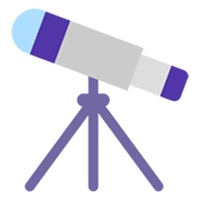 Emoji 🔭 Telescopio su Microsoft Windows 11 November 2021 Update.