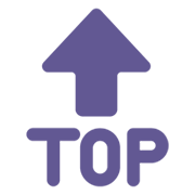 Emoji 🔝 Freccia TOP su Microsoft Windows 11 November 2021 Update.
