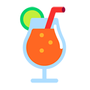 Émoji 🍹 Cocktail Tropical sur Microsoft Windows 11 November 2021 Update.