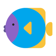 Emoji 🐠 Pesce Tropicale su Microsoft Windows 11 November 2021 Update.
