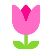 Emoji 🌷 Tulipano su Microsoft Windows 11 November 2021 Update.