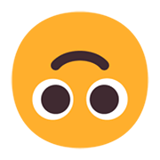 Emoji 🙃 Faccina Sottosopra su Microsoft Windows 11 November 2021 Update.