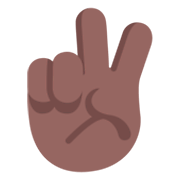 Emoji ✌🏾 Vittoria: Carnagione Abbastanza Scura su Microsoft Windows 11 November 2021 Update.
