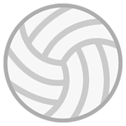 Émoji 🏐 Volley-ball sur Microsoft Windows 11 November 2021 Update.