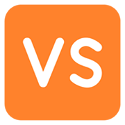🆚 Emoji Großbuchstaben VS in orangefarbenem Quadrat Microsoft Windows 11 November 2021 Update.