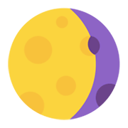 Emoji 🌖 Gibbosa Calante su Microsoft Windows 11 November 2021 Update.