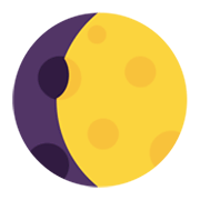 🌔 Emoji Luna Gibosa Creciente en Microsoft Windows 11 November 2021 Update.